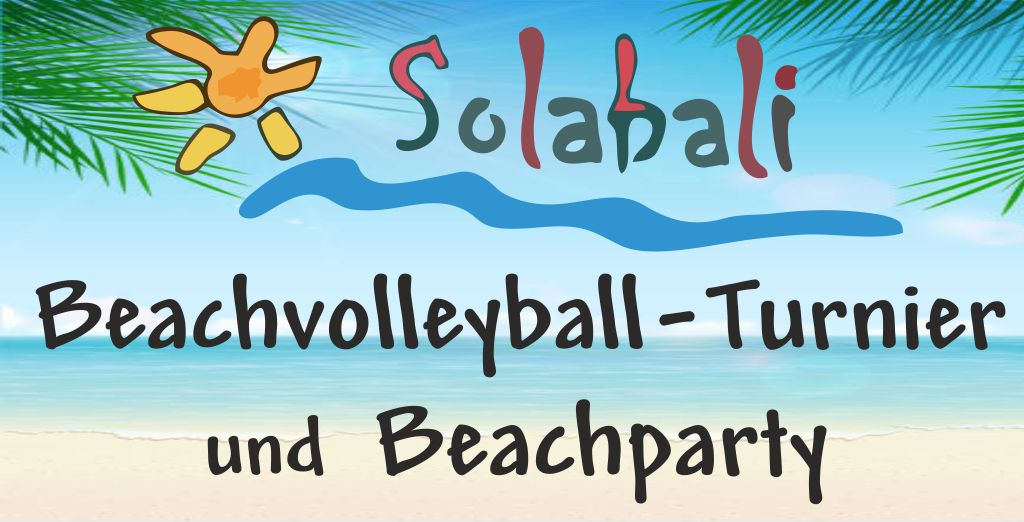 Beachvolleyball-Turnier mit Beachparty am 03.08.2024